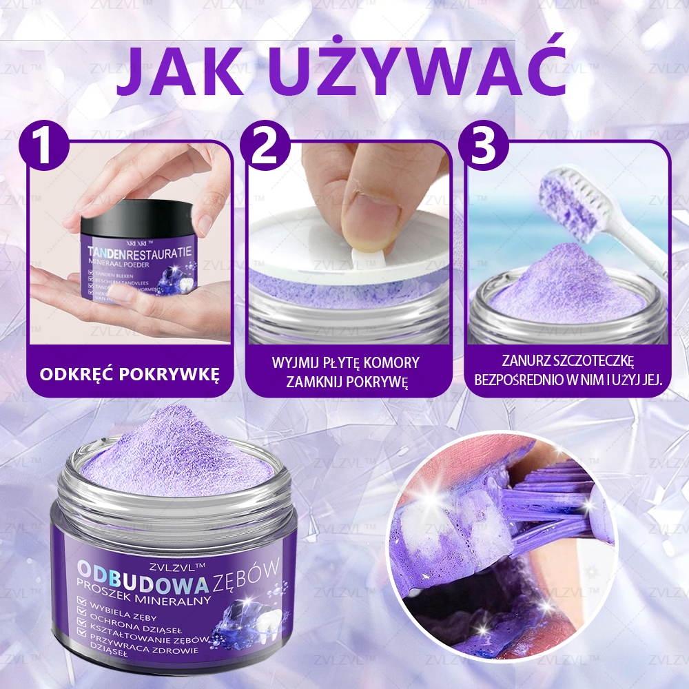 🎁 Zostało już tylko 5 pudełek! Zapewniamy również dodatkowy rabat 50%! Ciesz się białymi i zdrowymi zębami już teraz. Jeżeli przegapicie teraz, nadrobicie zaległości dopiero w przyszłym roku!