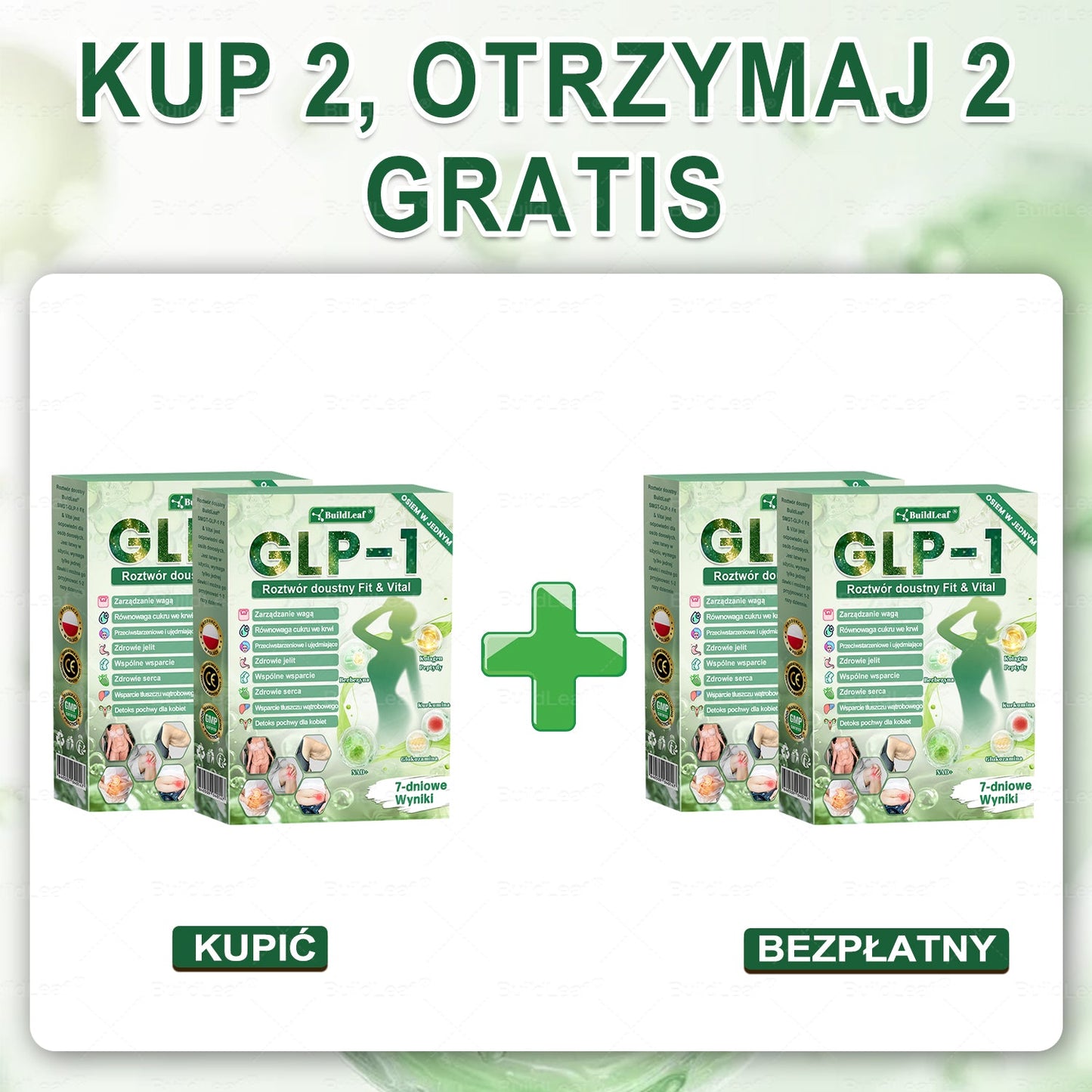 BuildLeaf®🎁 Zostało tylko 5 butelek! Oferujemy Ci dodatkowe 50% rabatu! Zadbaj o formę i zdrowie. Jeśli przegapisz okazję teraz, kolejna nadarzy się za rok.