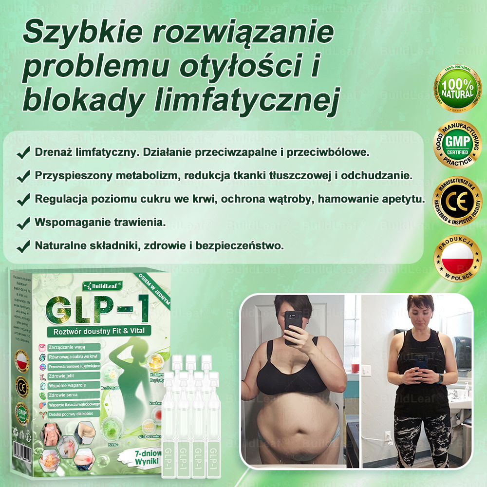 BuildLeaf®🎁 Zostało tylko 5 butelek! Oferujemy Ci dodatkowe 50% rabatu! Zadbaj o formę i zdrowie. Jeśli przegapisz okazję teraz, kolejna nadarzy się za rok.